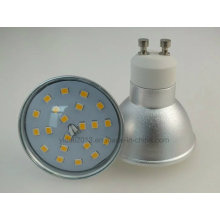 Aluminio con cubierta GU10 5W SMD LED Luz de techo